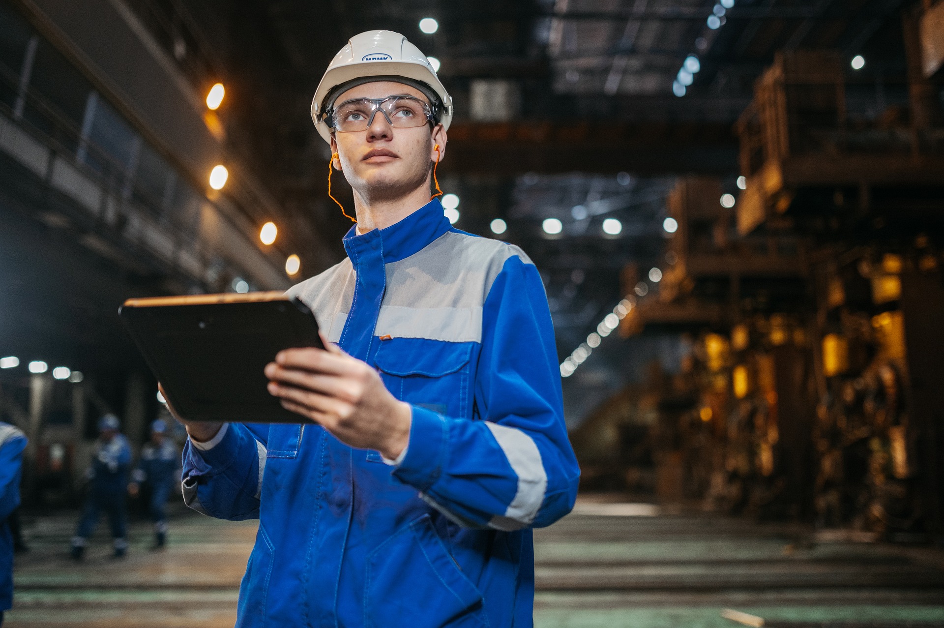 Engineer at work